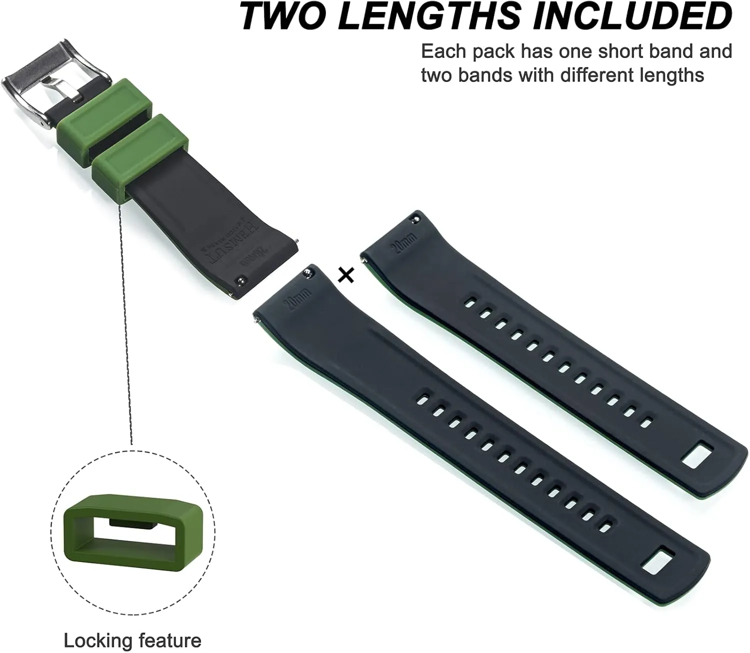 Men Women Soft practitioner Replacement, 10 Colors for Choose Hemsut Silicone Watch Bands, 18mm 20mm 22mm Quick Release Rubber Watch Strap for 