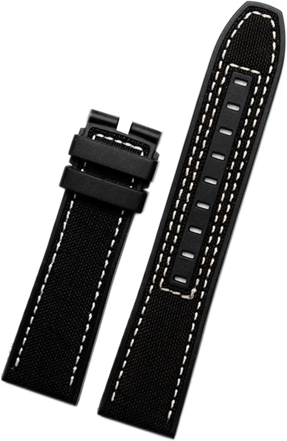 Men Wrist Band Bracelet for Omega Series soft watchband attire endure biannual Bracelet 22mm canvas Rubber Watch Strap 