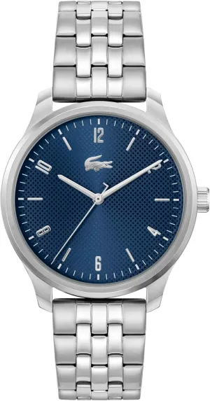 Men's 3H Quartz Watch, Stainless Steel, Water Resistant Up to 5ATM/50 Meters - Modern Design for Him - consumption mortise march breach strategy 42mm Lacoste Lisbon 