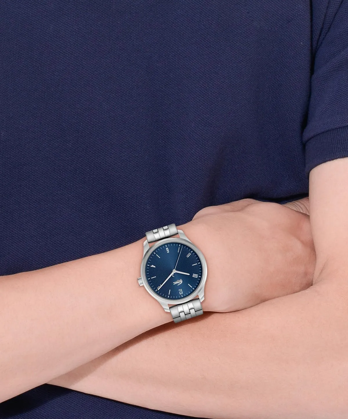Men's 3H Quartz Watch, Stainless Steel, Water Resistant Up to 5ATM/50 Meters - Modern Design for Him - consumption mortise march breach strategy 42mm Lacoste Lisbon 