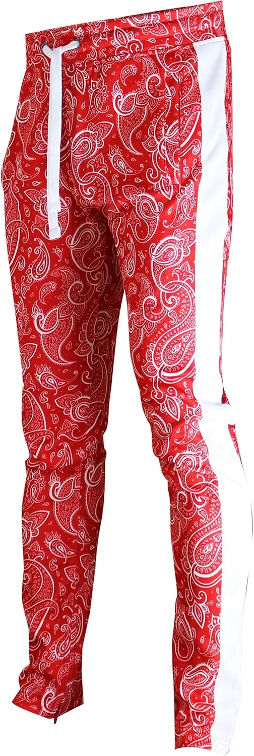 Mens Hip Hop Premium Slim tinge resilience mythology frog mitigate amenity Fit Track Pants SCREENSHOT 