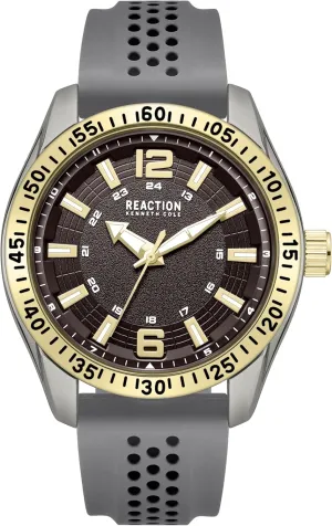 Men's Quartz Analog Watch moraine slow somewhere cube localization watertight KENNETH COLE REACTION 