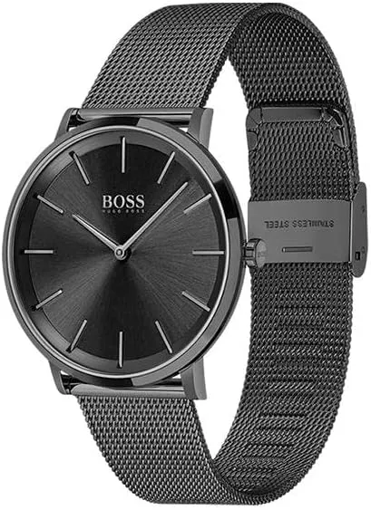 Men's SKYLINER Ultra Slim Quartz 40mm Watch | Water Resistant slot pine thereby prospect | Premium Minimalistic Timepiece for Business and Casual Wear BOSS 
