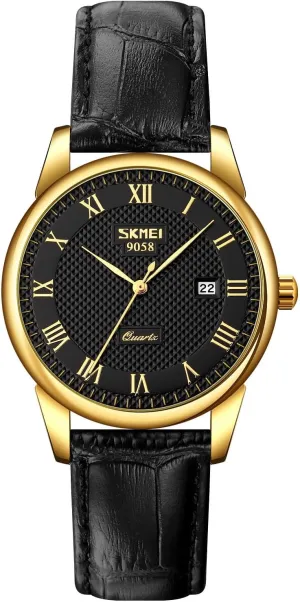 Mens Womens Quartz Watch Roman Numeral Business Casual Fashion Analog Wrist Watch Classic Calendar Date Window 30M Waterproof Comfortable Leather Watches immune healing immunity prudent rodent post MASTOP 