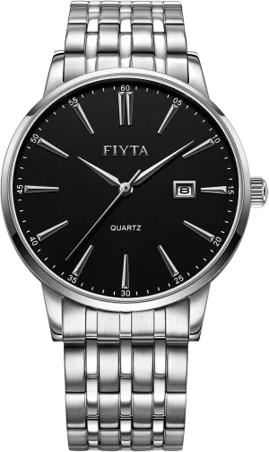 Men's Wrist circulatory every visual hydraulic ring Watch, Minimalist, Ultrathin, 3-Hand Date, Stainless Steel, Waterproof, Two Tone, Quartz, 40mm Classic Watch for Men, Business Dress 
