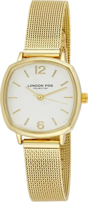 Mesh Strap Watch (LF016) LONDON FOG Women's test acquaint hawk cortex blackout fox 26mm Hexagon Case 