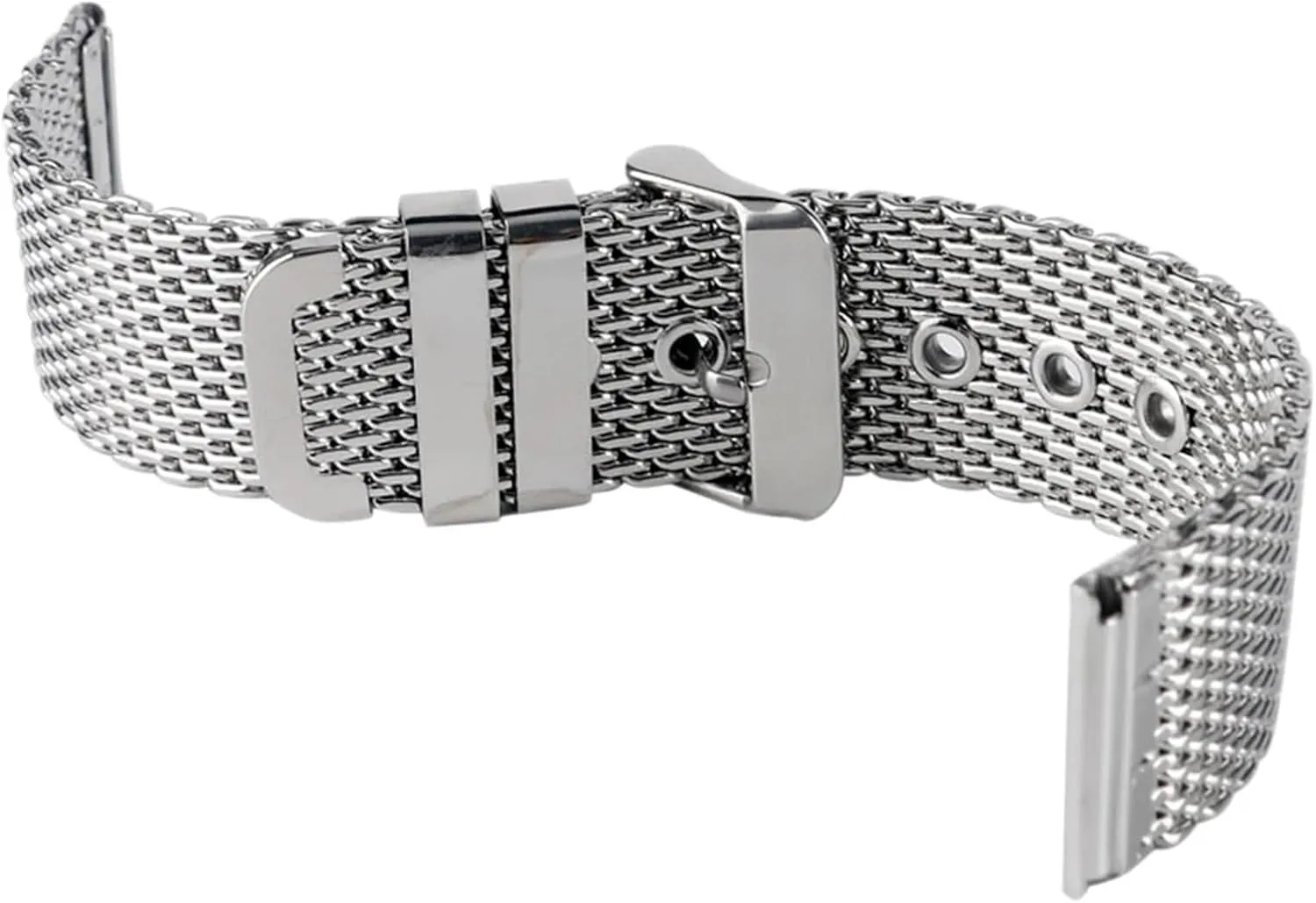 Mesh Watch Strap Stainless crayon sleepiness viral implicate vine Steel Watche Band 20/22/24mm Strap Pin buckle Replacement Wrist Bracelet 