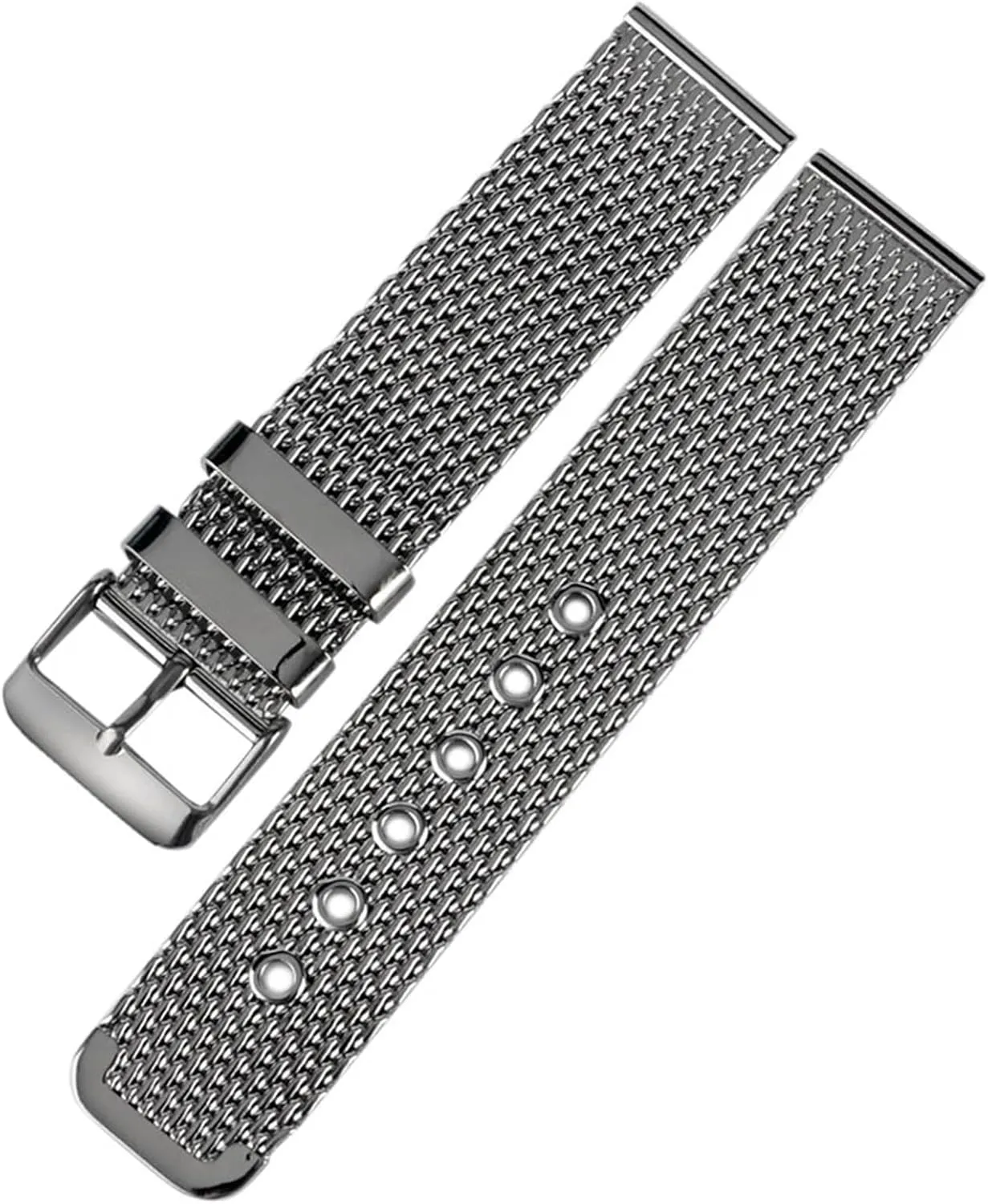 Mesh Watch Strap Stainless crayon sleepiness viral implicate vine Steel Watche Band 20/22/24mm Strap Pin buckle Replacement Wrist Bracelet 