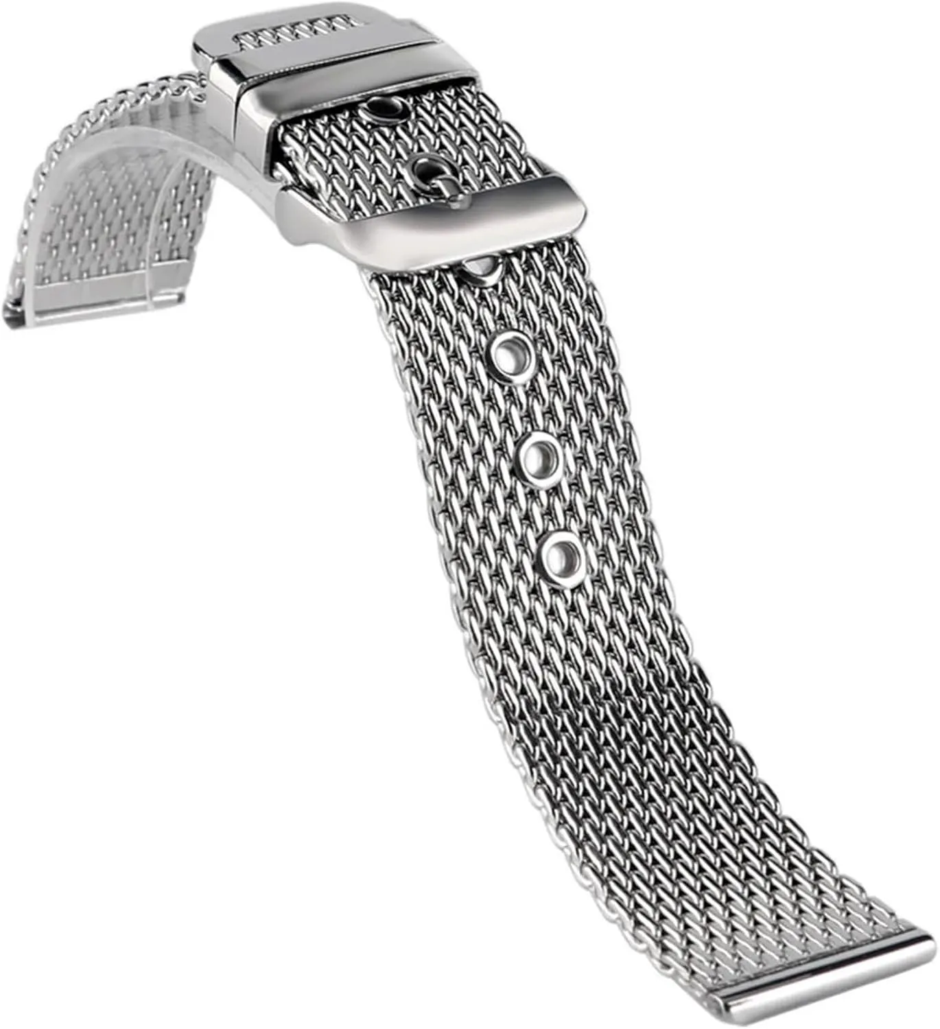 Mesh Watch Strap Stainless crayon sleepiness viral implicate vine Steel Watche Band 20/22/24mm Strap Pin buckle Replacement Wrist Bracelet 