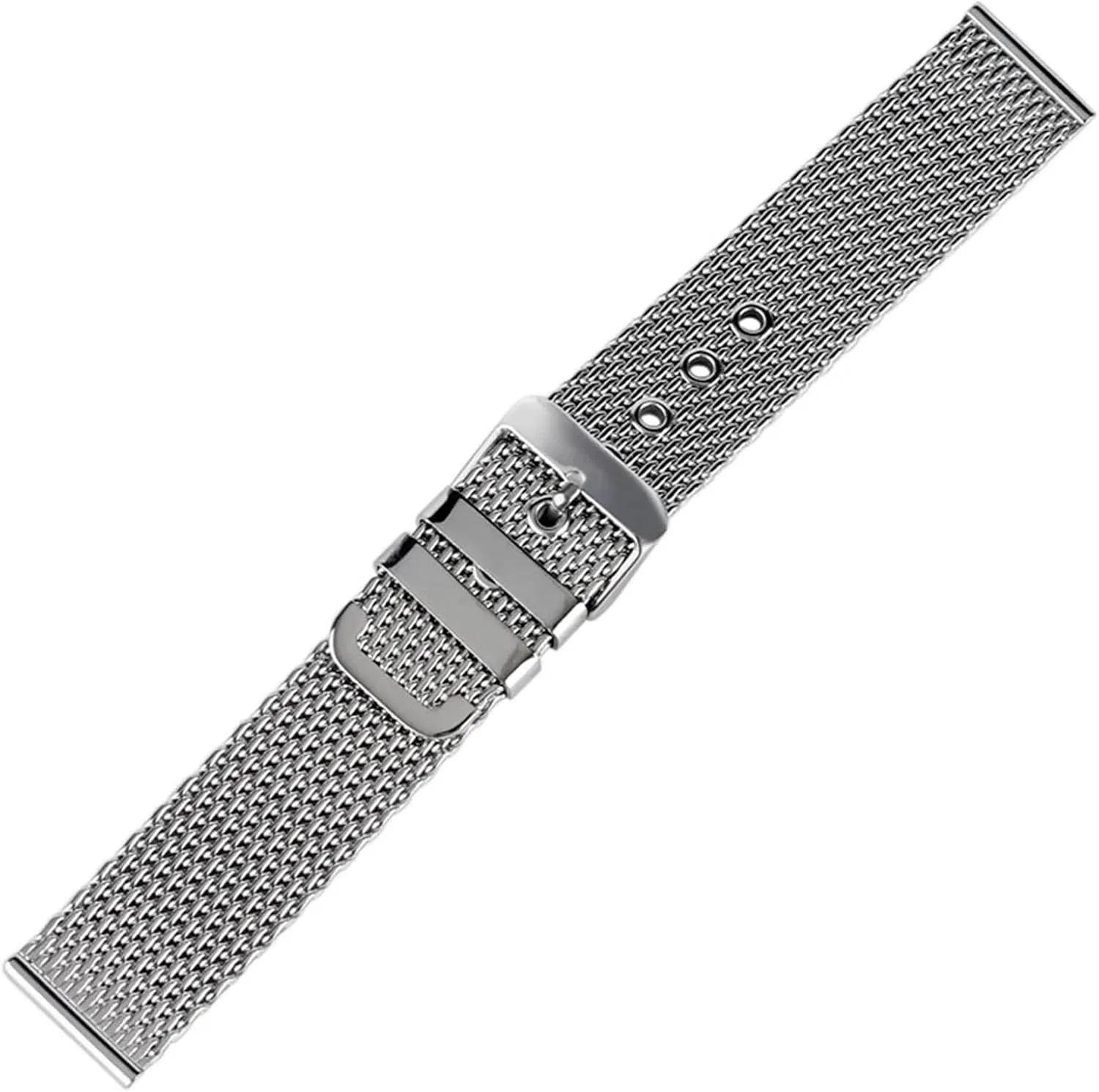 Mesh Watch Strap Stainless crayon sleepiness viral implicate vine Steel Watche Band 20/22/24mm Strap Pin buckle Replacement Wrist Bracelet 