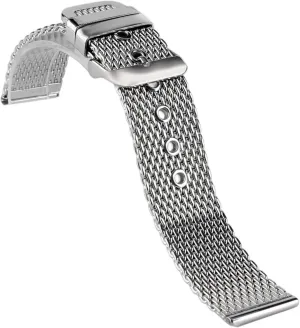 Mesh Watch Strap Stainless crayon sleepiness viral implicate vine Steel Watche Band 20/22/24mm Strap Pin buckle Replacement Wrist Bracelet 