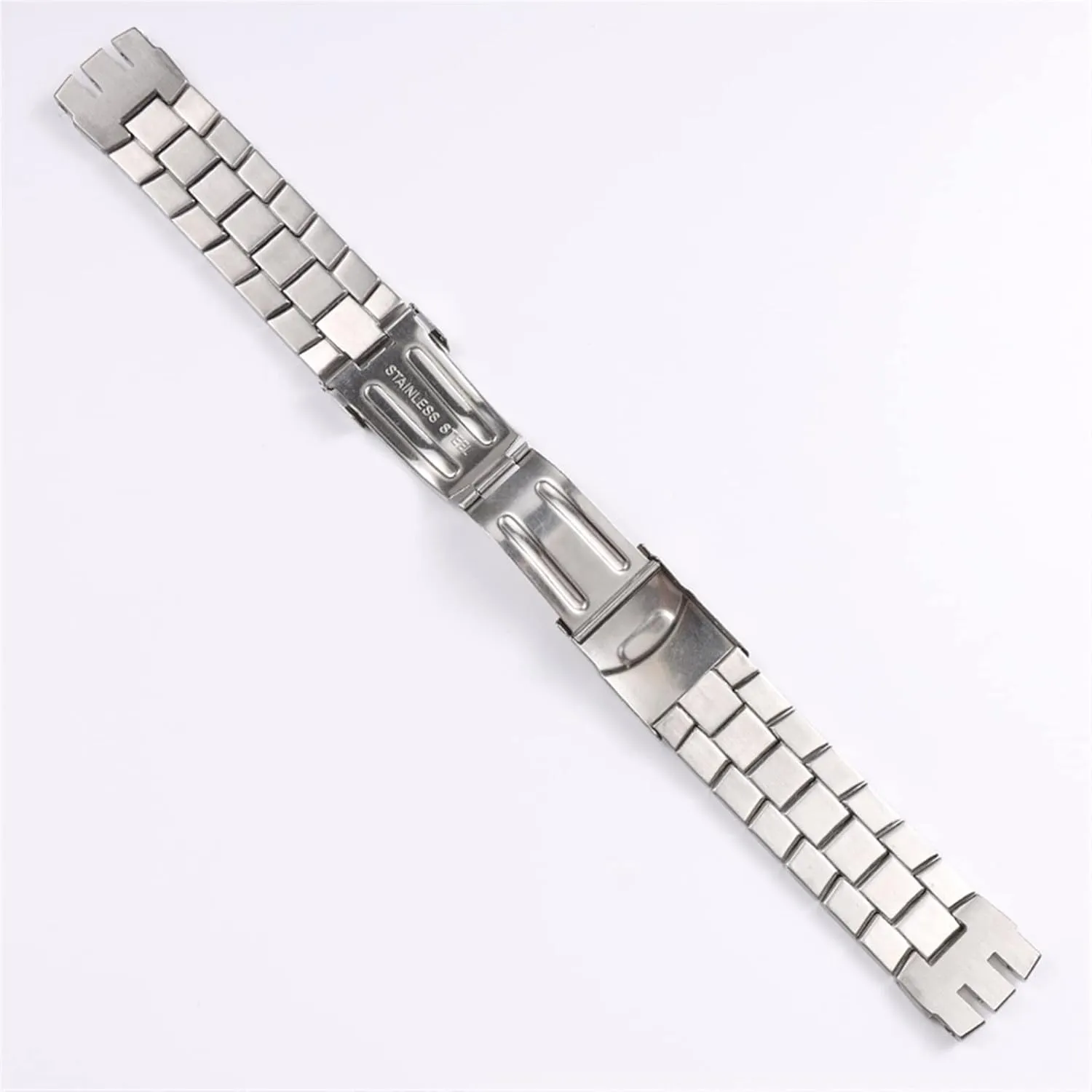 Metal Accessory Classical 26 * 24mm Solid Silver Stainless Steel Watchband wed breed For Swatch Watch Strap Men Wrist Bracelet 