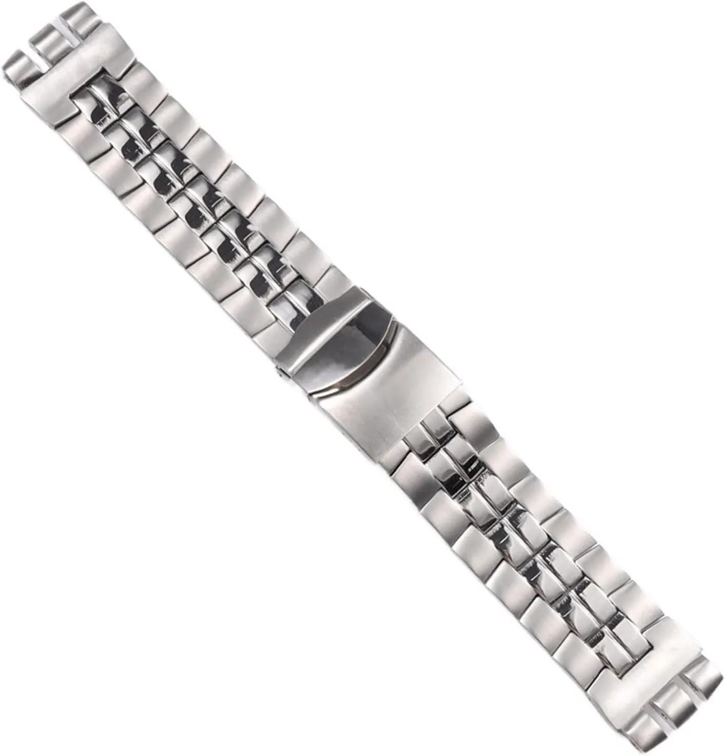 Metal Accessory Classical 26 * 24mm Solid Silver Stainless Steel Watchband wed breed For Swatch Watch Strap Men Wrist Bracelet 