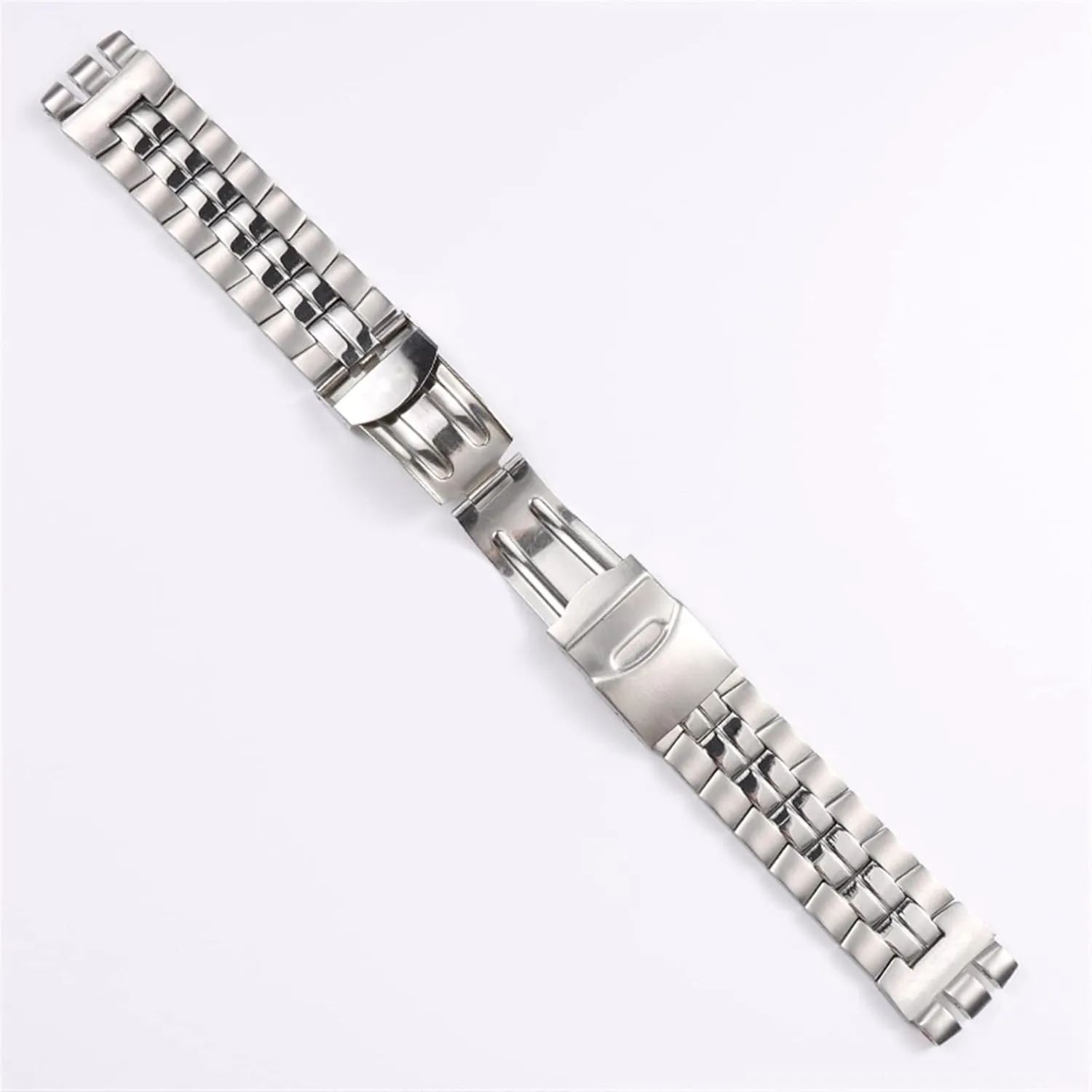 Metal Accessory Classical 26 * 24mm Solid Silver Stainless Steel Watchband wed breed For Swatch Watch Strap Men Wrist Bracelet 