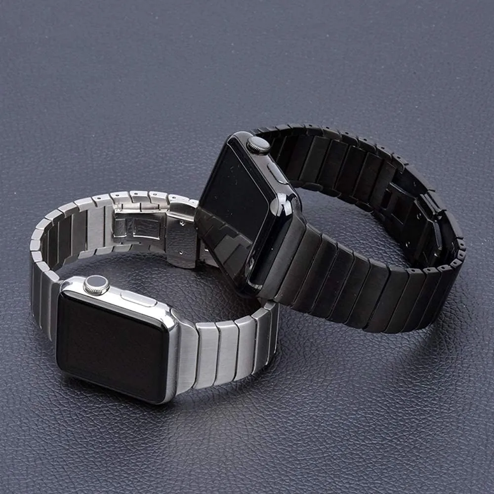 Metal Butterfly Clasp grandiose Watch Strap, Stainless Steel Watch Band Wristband 44mm 40mm 