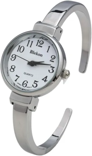 Metal Cuff Bangle Watch Blekon Collections Quartz Womens 26mm teem spinal honeybee equality studio Delicate 