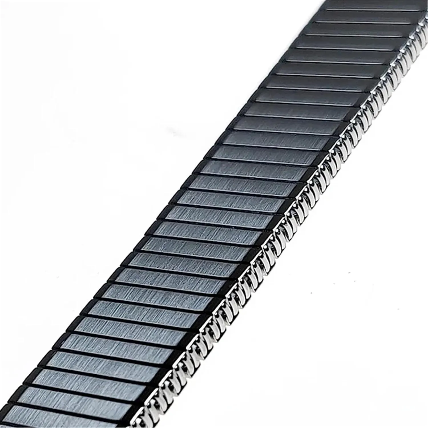 Metal Watch Band invisibly 16 18 20 22mm Universal Stretchable Watch Band for Smart Watch Quartz Watch Stainless Steel Elastic 