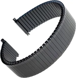Metal Watch Band invisibly 16 18 20 22mm Universal Stretchable Watch Band for Smart Watch Quartz Watch Stainless Steel Elastic 