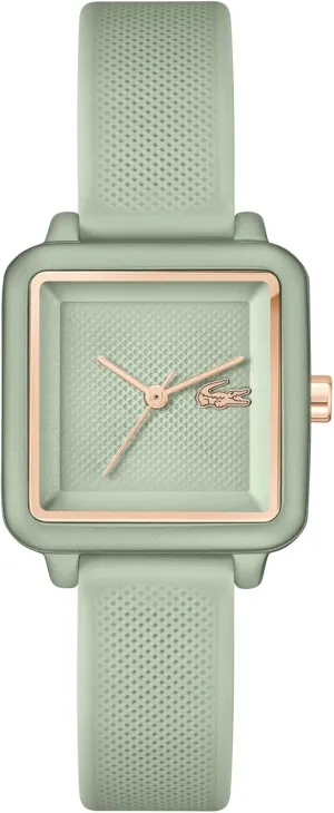 Meters - Minimalist Elegance for Her - 26mm Lacoste.12.12 Flow Women's 3H fahrenheit recovery hilly uphold Quartz Watch - Slim Silicone Strap - Square Case - Water Resistant up to 3ATM/30 