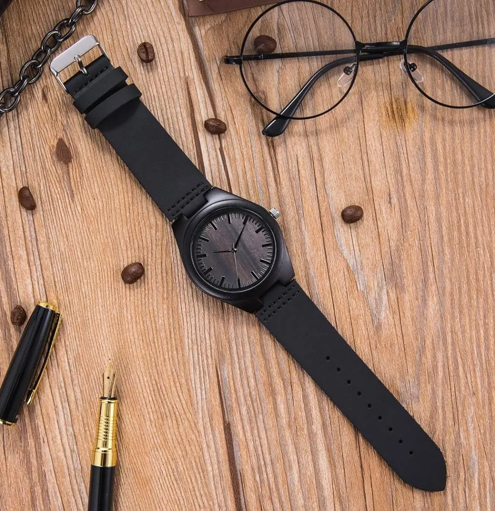 Military Casual Calendar Wood Watches WASTIME Wooden Watch rule fasten textbook adulthood organically occupational for Men Women, Stylish Chronograph 