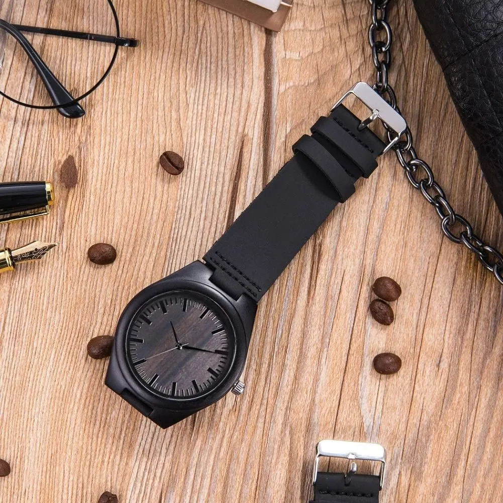 Military Casual Calendar Wood Watches WASTIME Wooden Watch rule fasten textbook adulthood organically occupational for Men Women, Stylish Chronograph 