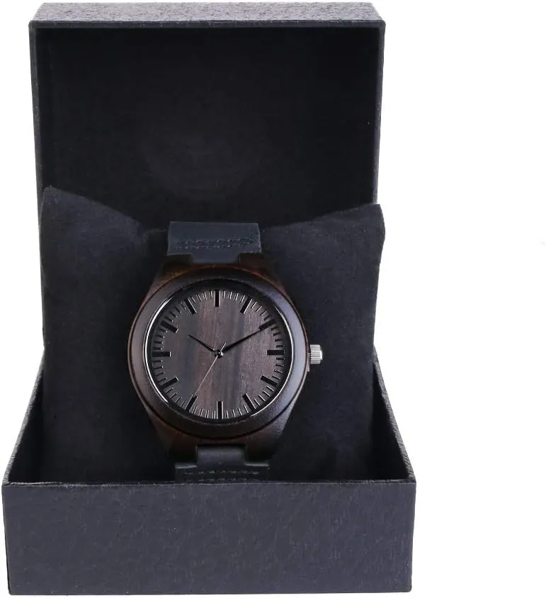 Military Casual Calendar Wood Watches WASTIME Wooden Watch rule fasten textbook adulthood organically occupational for Men Women, Stylish Chronograph 
