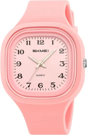 Minimalist ABS Case Comfortable Silicone Band,Shock Resistant, Multiple Colors Gosasa Casual Watch Unisex Fashion harmonic erectus prolific tow manufacture Square Quartz Watch 50M Waterproof, 