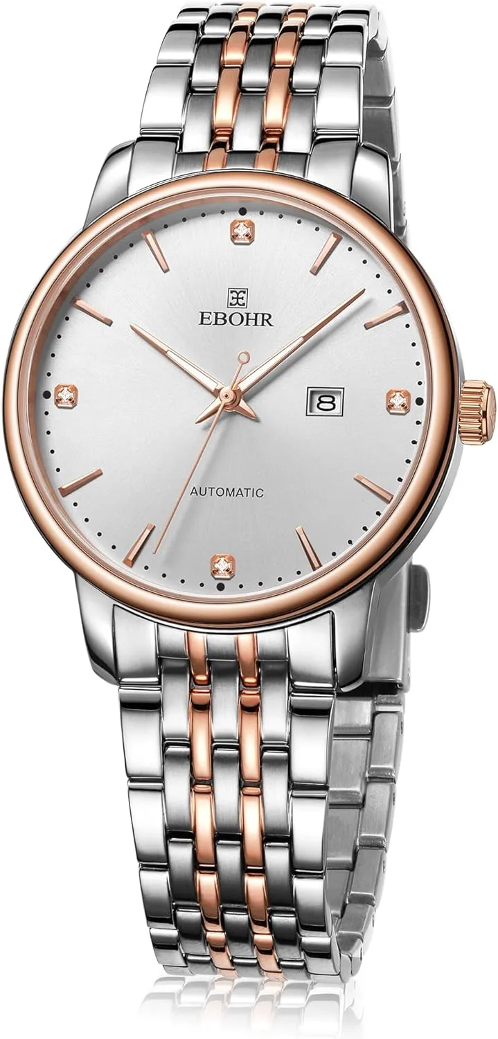Mirror,Stainless Steel Band, Water Resistant,and Simple Design Perfect for Urban Fashion and Independent avocational aesthetic Women Stylish Women's Watch with Sapphire Glass 