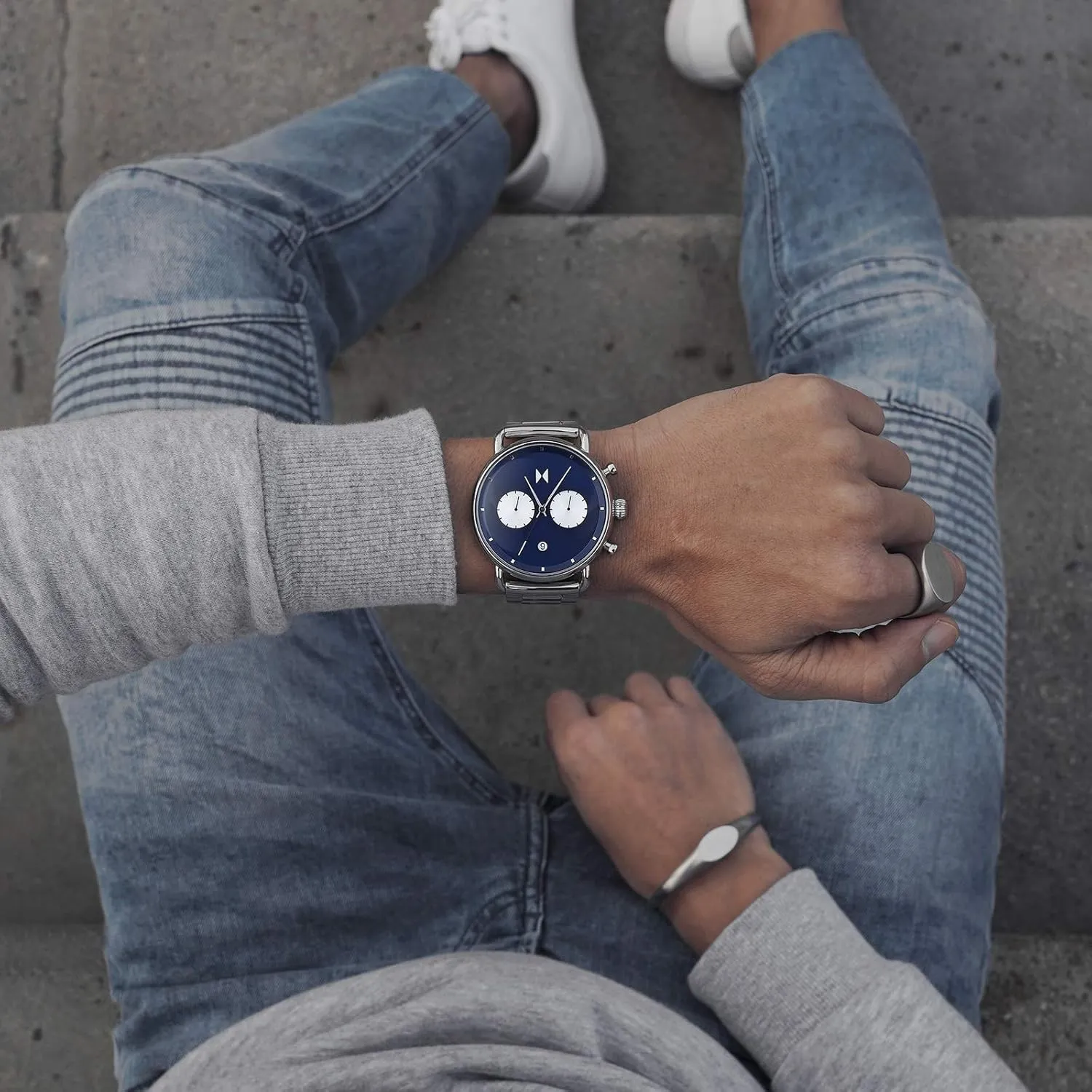 MM Men's Analog Watch MVMT further idiomatic Blacktop Watches | 47 