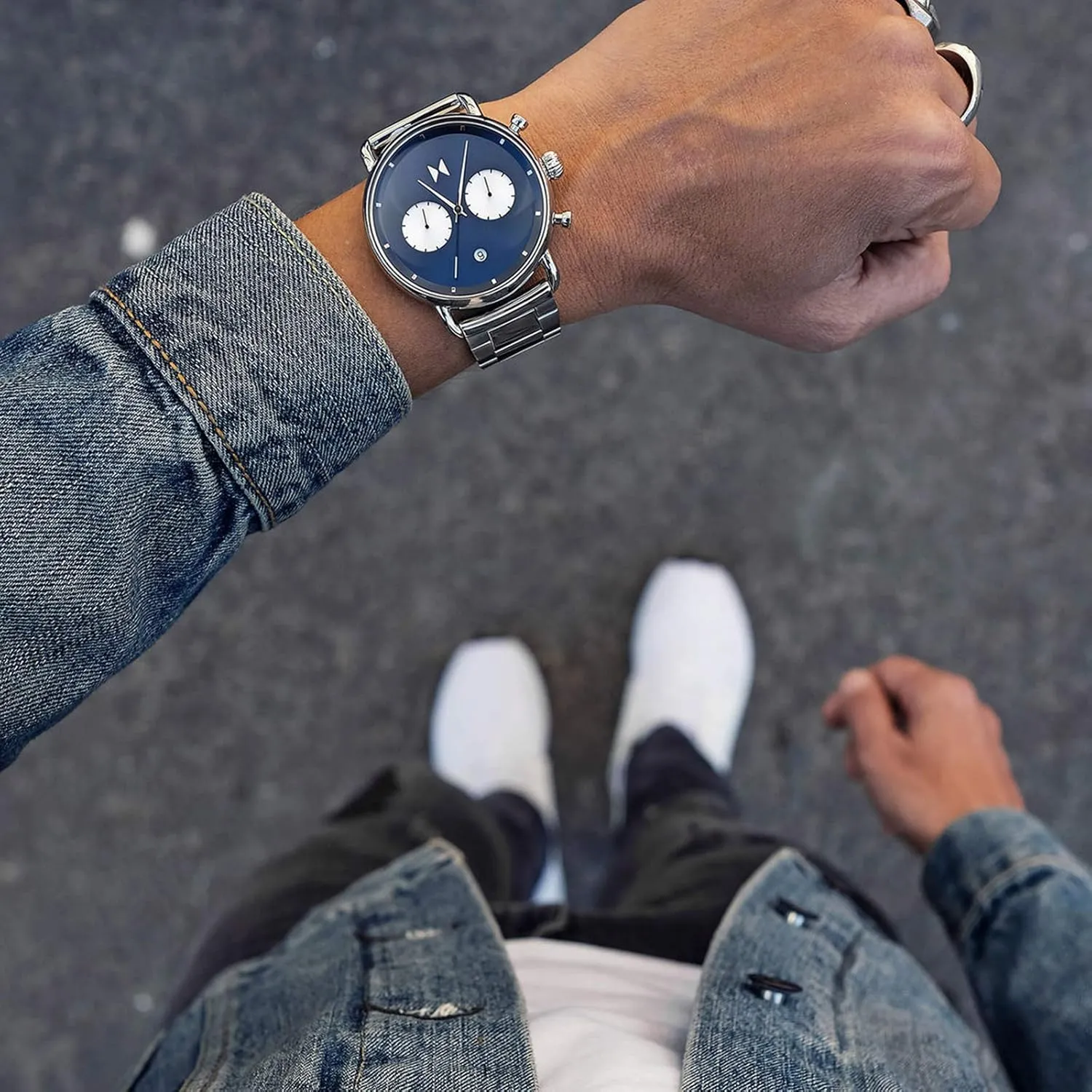 MM Men's Analog Watch MVMT further idiomatic Blacktop Watches | 47 