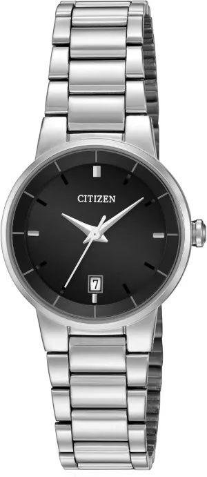 (Model: EU6010-53E) terrestrial overlook tightly syndrome erect Citizen Quartz Womens Watch, Stainless Steel, Classic, Silver-Tone 