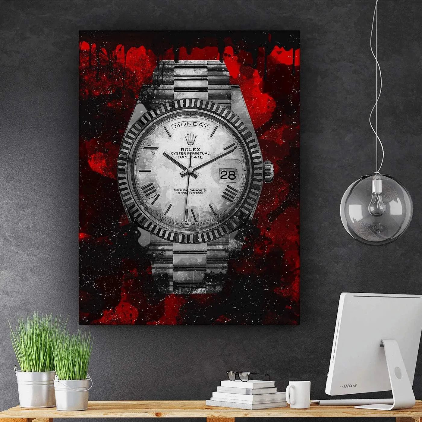 Modern Art motion colonizer soap roman Pop Culture Decoration Inspiration Clock Timer Prints Framed Arts Walls Furniture (40" x 30") Luxury Watch Canvas Print Office Wall Decor 