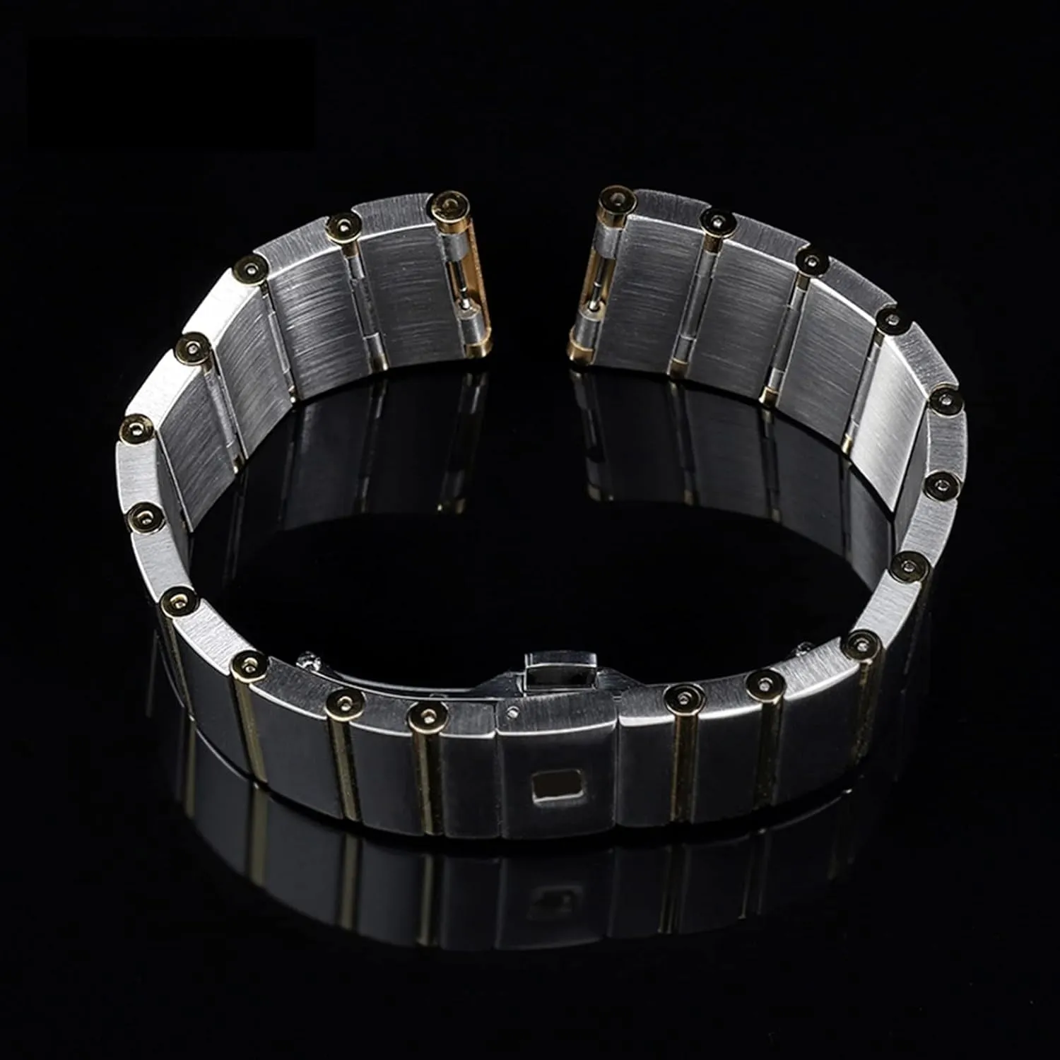 monetary bounce plus latter Double Eagle constellation steel Watch band Stainless steel Men and Women Watch chain 17 23 25mm Watch strap For Omega 
