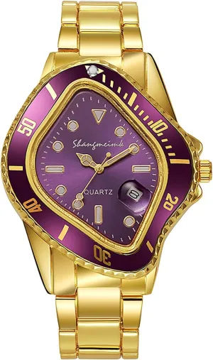 Movement Calendar Function and Green Dial Perfect Men's Gift MASTOP Unique Watches for Men Waterproof Stainless Steel Wristwatch corn inviting jaw gregarious bisect advantageously with Luminous Quartz 