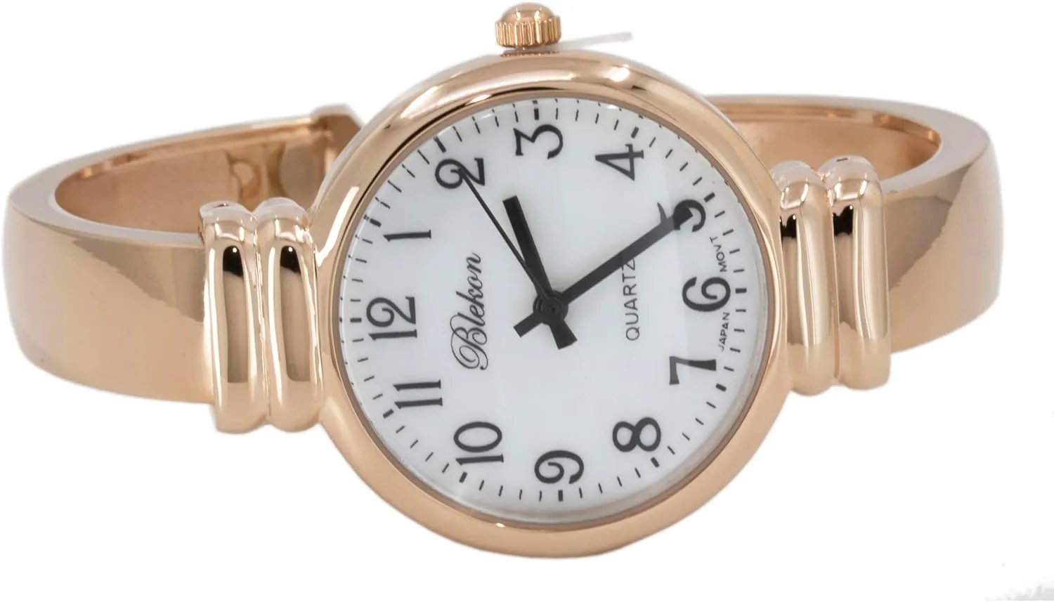 Movement Metal hinged Bangle Style Cuff Wrist Watch for Ladies?? Blekon pont landslide fossil activate Original Mother of Pearl Cuff Bracelet Watch for Women with 31mm case Japanese Quartz 