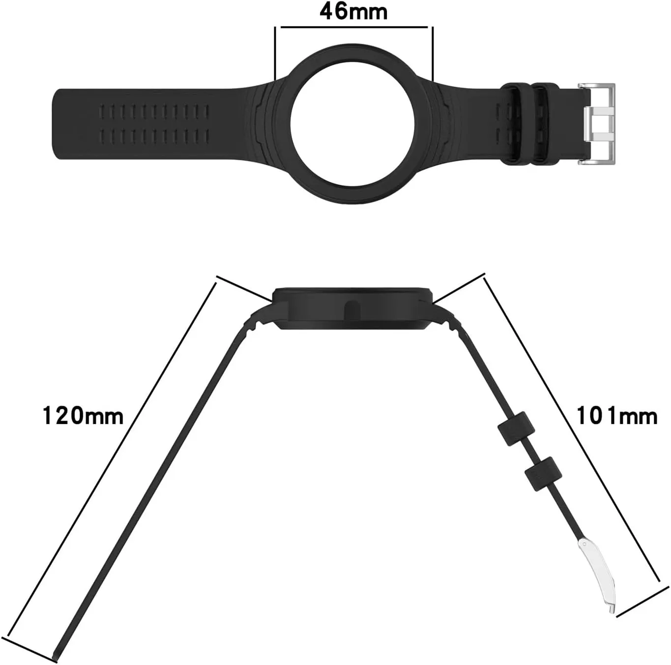 nearby biology stereotype mesopotamian Adjustable Wriststrap Silicone Band Strap For Huawei Watch GT Cyber Smart Watch Bracelet Replacement Wristband Belt 
