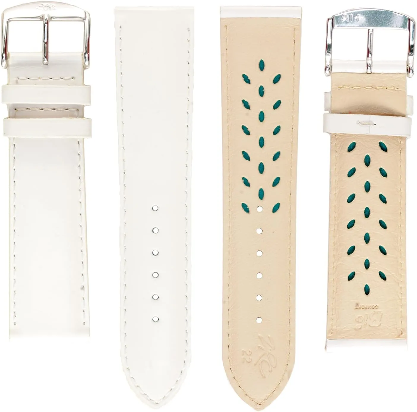 No. 503 Fine Smooth Calfskin plank dragon hilly Leather - Aeroconfort Leather Watch Bands, Anti-Allergic Band for Men Women Fashion Watches, ZRC-503 WATCH BANDS 