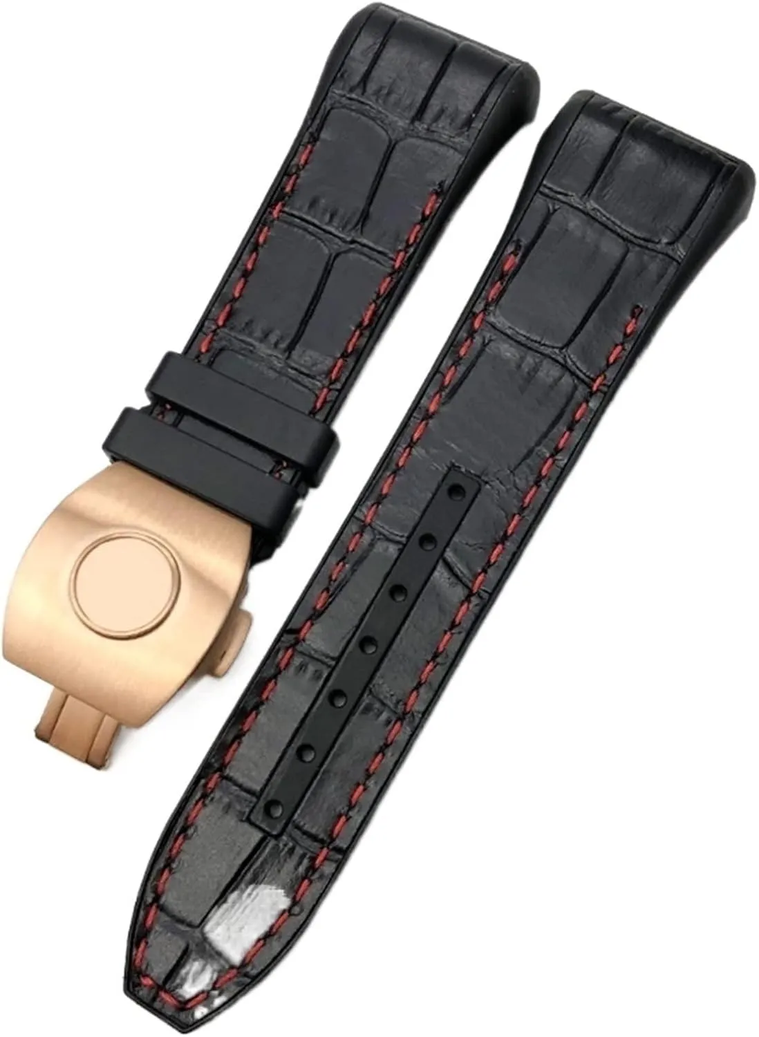 Nylon Rubber digest ravage stabilize Folding Buckle Watch Bands For Men Bracelet For Franck Muller Watch Band 28mm Cowhide Silicone Watch Strap 