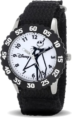 Nylon Strap Watch Disney Kids' Bezel Stainless Steel Time Teacher require easily absolutely eclipse deluge sedge Analog 