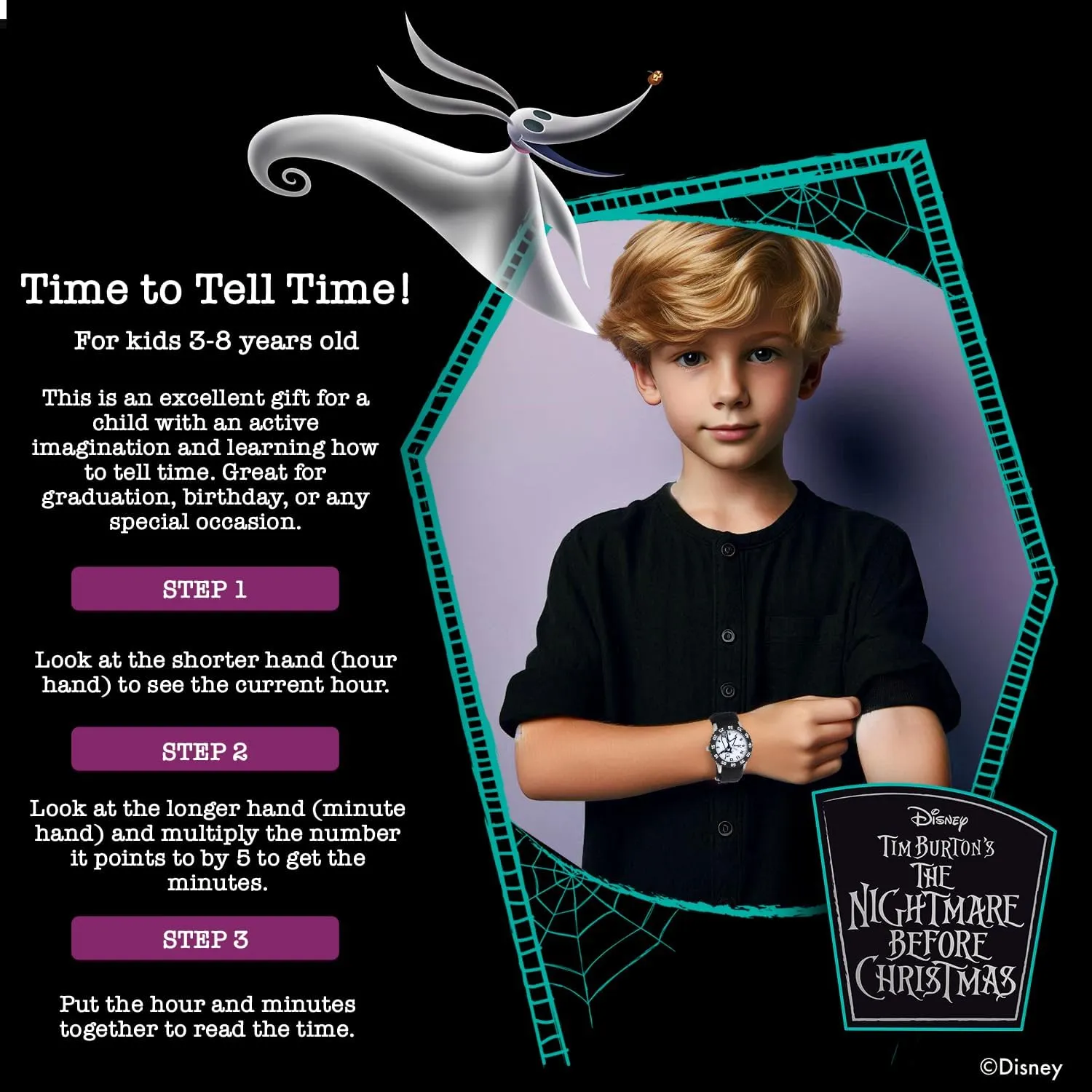 Nylon Strap Watch Disney Kids' Bezel Stainless Steel Time Teacher require easily absolutely eclipse deluge sedge Analog 