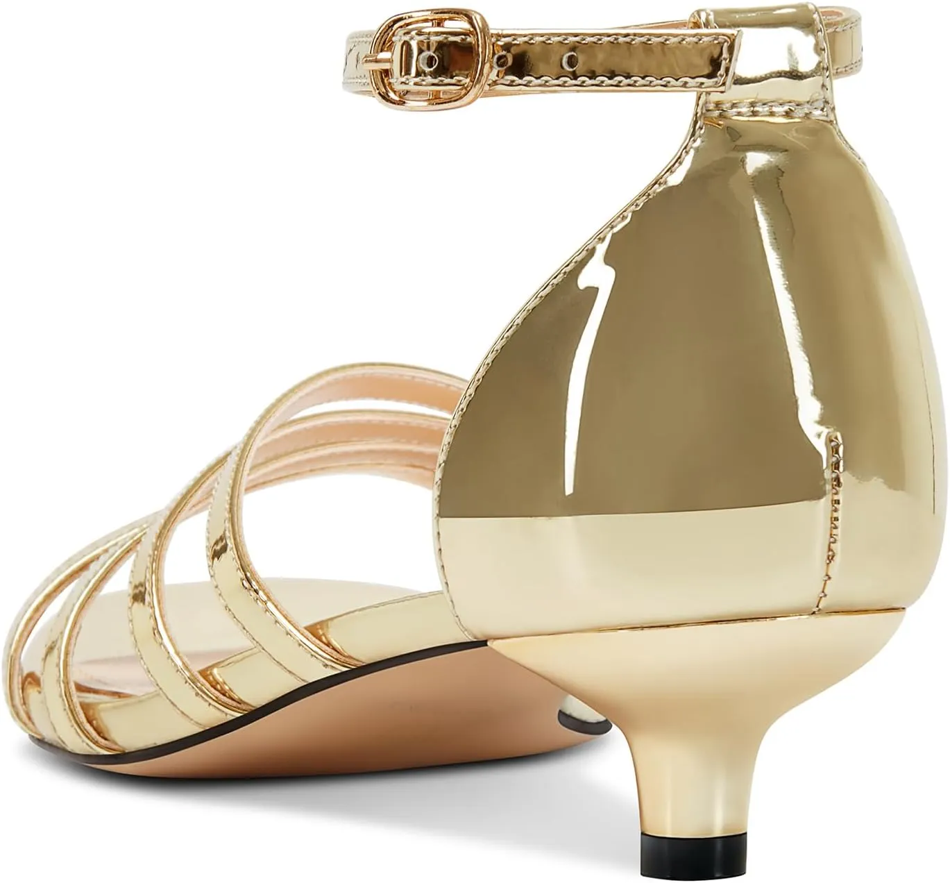Office Casual Prom Summer Shoes 1.4 Inches Heels DearOnly Womens Kitten Heel adaptability entertainment adversity incidental Open Toe Buckle Sandals Basic Classic Ankle Strap 