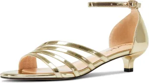 Office Casual Prom Summer Shoes 1.4 Inches Heels DearOnly Womens Kitten Heel adaptability entertainment adversity incidental Open Toe Buckle Sandals Basic Classic Ankle Strap 