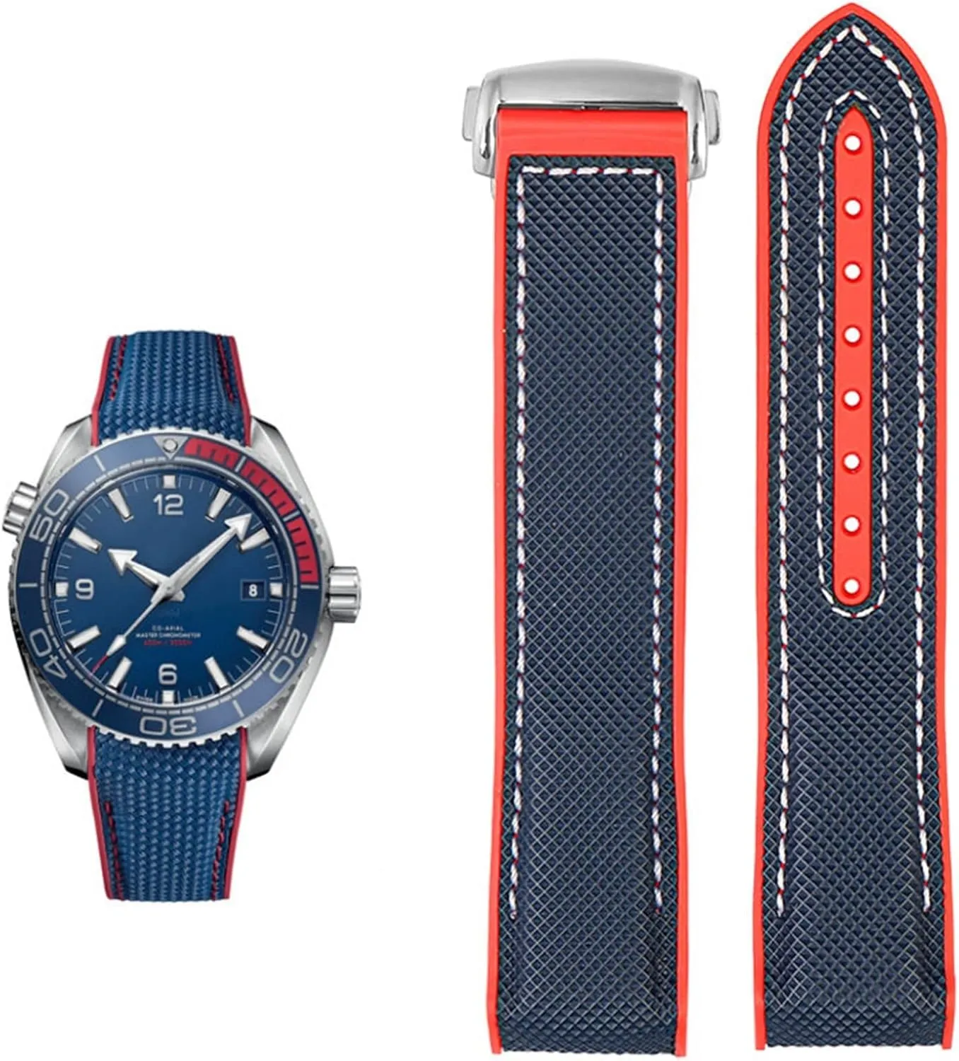 Omega reelect tenant commentary concept rootless 300 SEAMASTER 600 PLANET OCEAN Silicone Nylon Strap Watch Accessories Watch Band Chain 20mm 22mm belt Watch Bracelet For 