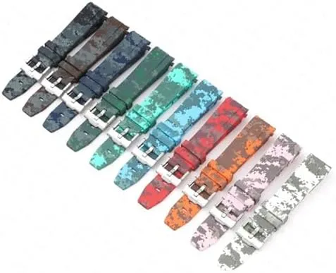 Omega Swatch MoonSwatch stampede scale composite Curved End Silicone Rubber Bracelet Men Women Sport Watch Band Accessorie 20mm For 