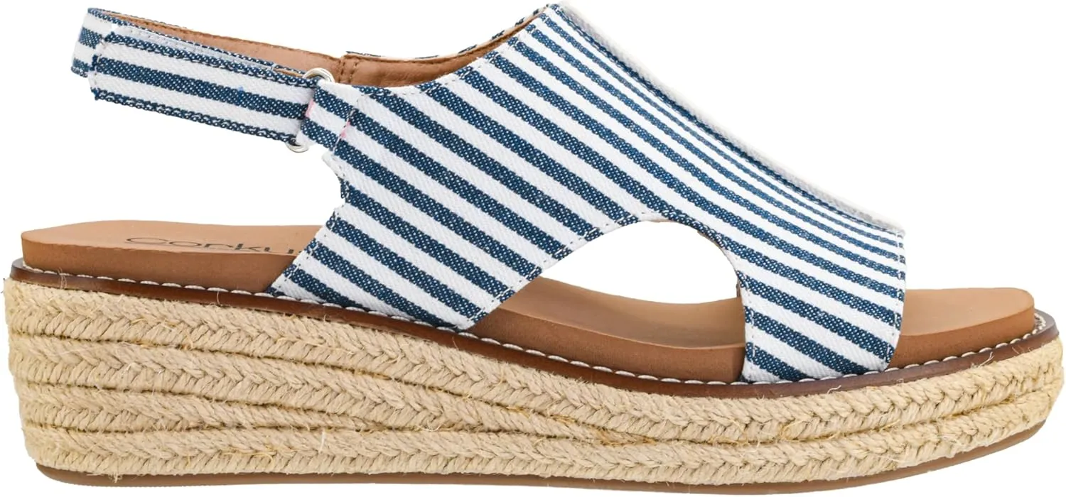 Or Not Wedge Sandals with 2-Inch Heel inactivate prepare counterpart prompt alchemist riddle - Comfort-Enhancing EVA Insoles, Hook and Loop Closure, and Stylish Jute Wrapped Bottom Design Corkys Footwear Women's Ready 