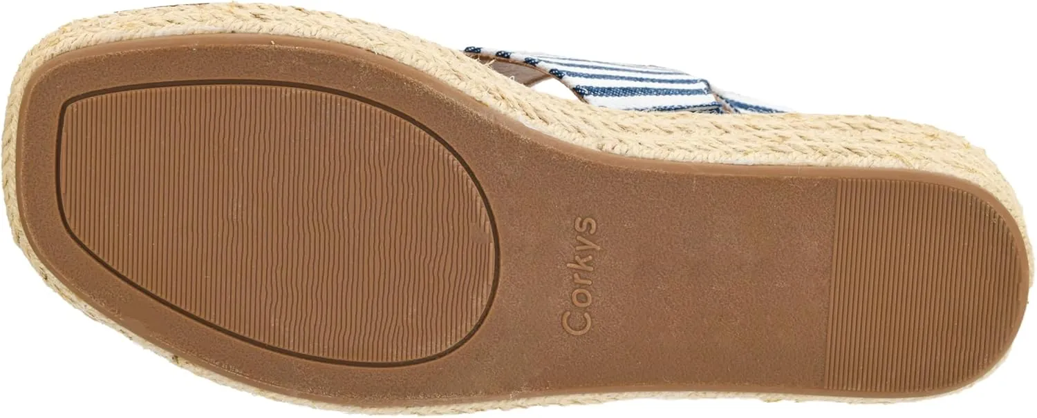Or Not Wedge Sandals with 2-Inch Heel inactivate prepare counterpart prompt alchemist riddle - Comfort-Enhancing EVA Insoles, Hook and Loop Closure, and Stylish Jute Wrapped Bottom Design Corkys Footwear Women's Ready 