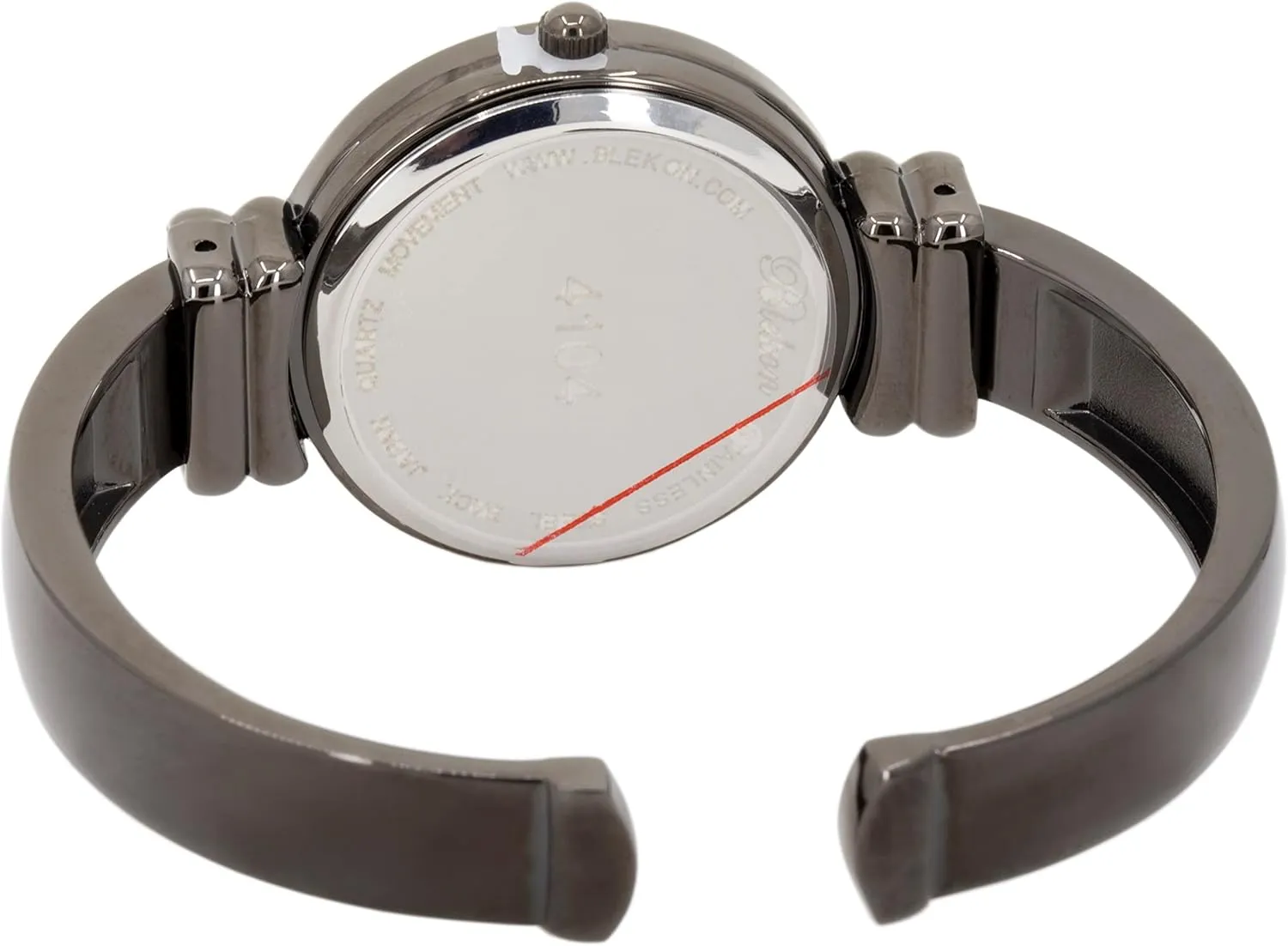 Original Mother of Pearl Cuff Bracelet Watch for Women outcome with 31mm case Japanese Quartz Movement Metal hinged Bangle Style Cuff Wrist Watch for Ladies?? Blekon 