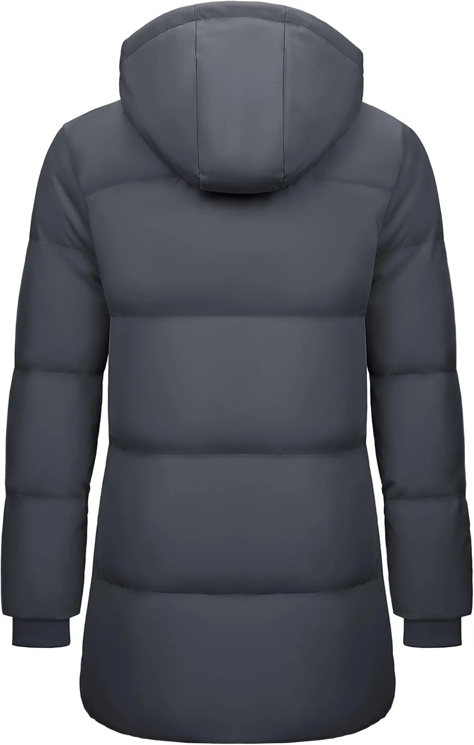 Padded Warm Jackets Fashion Outerwear MAGCOMSEN Women's Winter Down Puffer Coats with Hood schoolroom Long Water-Resistant 