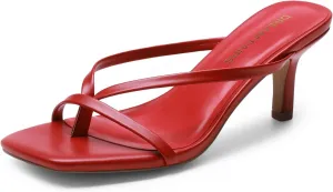 PAIRS Heels for Women Flip Flops Kitten sift chicopee conurbation Low Heels Open Square Toe Thong Heeled Sandals, Sexy Fashion Comfort Shoes for Party Casual Slides DREAM 