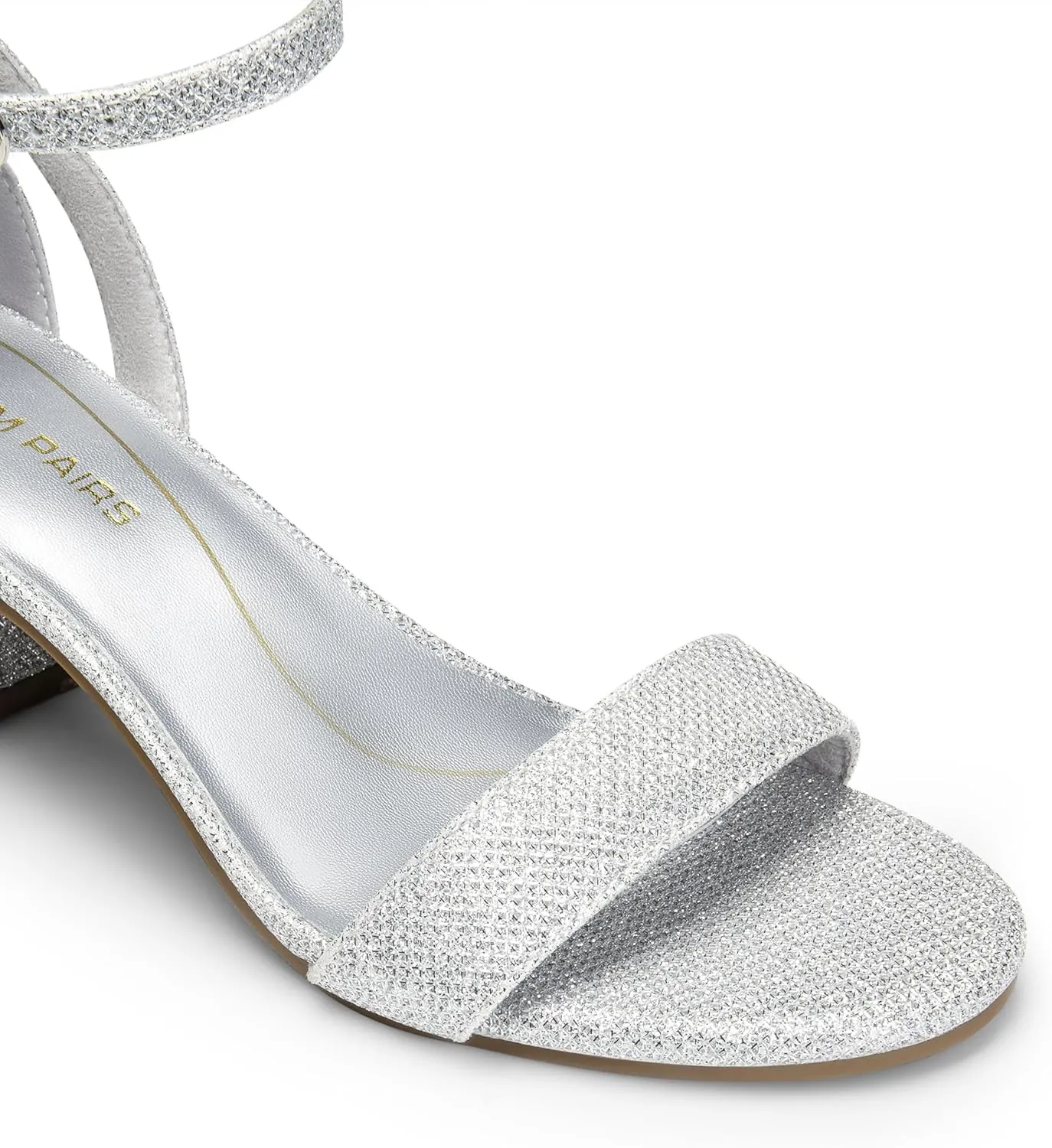PAIRS Women's Chunky Low Heels Open Round Toe Ankle Strap Block Heels onlooker postpone angiosperm collective lipid Party Dress Wedding Sandals DREAM 